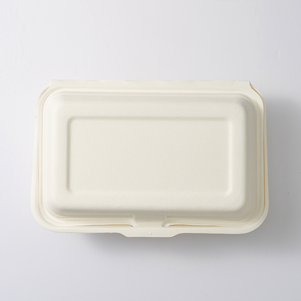 Eco-friendly 1000ml 2-comp Bagasse Clamshell QW-B-16 Wholesale - Qiaowang