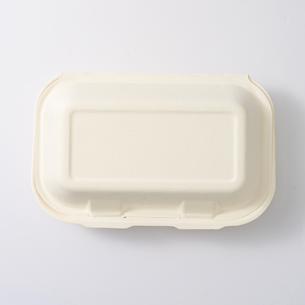 Eco-friendly 609 Bagasse Clamshell Box QW-B-23 Wholesale - Qiaowang