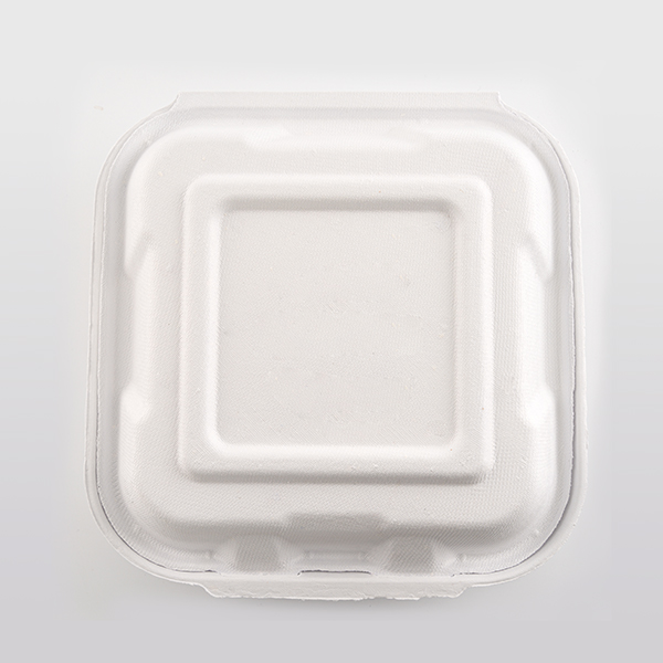 Eco-friendly 9” 3-comp Bagasse Clamshell QW-B-45 Wholesale - Qiaowang