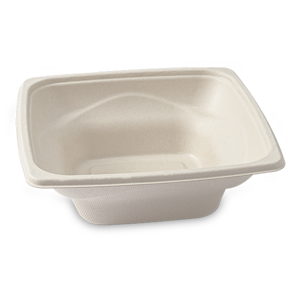 Eco-friendly 32oz Square Bagasse Salad Bowl QW-L-23 Wholesale - Qiaowang